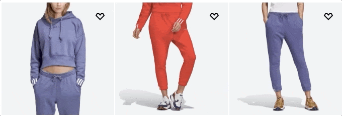Example of visual rollovers in an email.