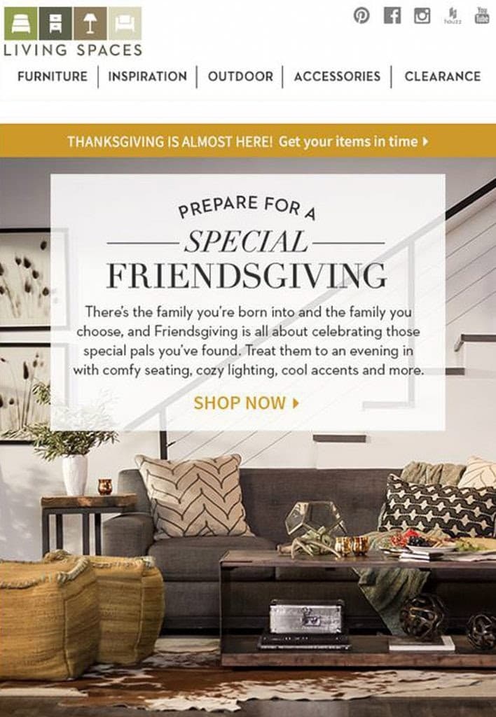 Example of best Thanksgiving emails Example of best Thanksgiving emails