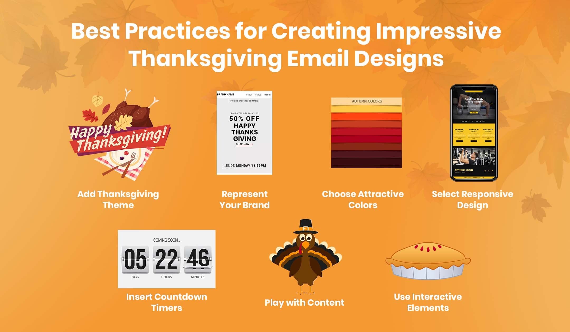 Tips to create impressive thanksgiving email designs Tips to create impressive thanksgiving email designs