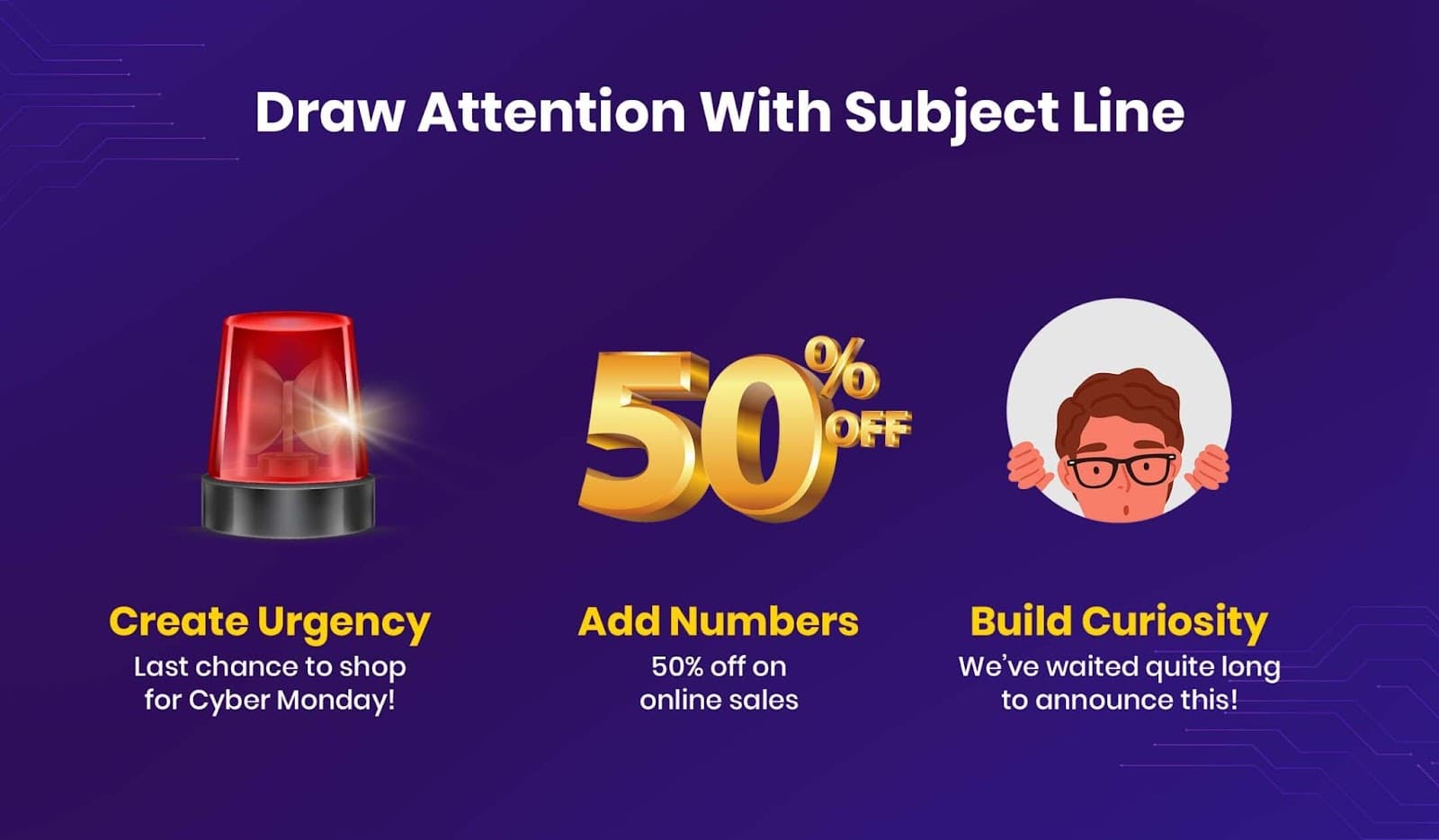 Three tips for creating noticeable subject lines for Cyber Monday emails Three tips for creating noticeable subject lines for Cyber Monday emails