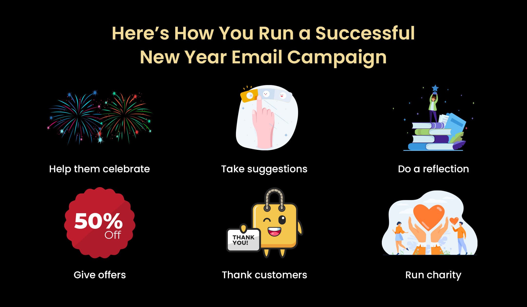 Campaign ideas for New Year emails Campaign ideas for New Year emails