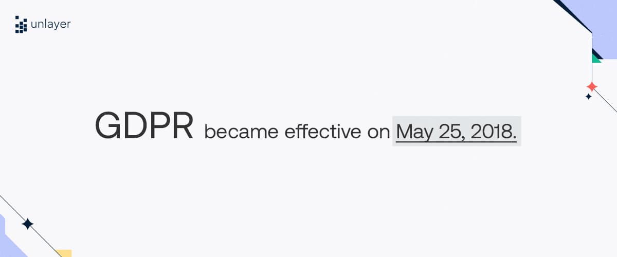 When did GDPR become effective? When did GDPR become effective?