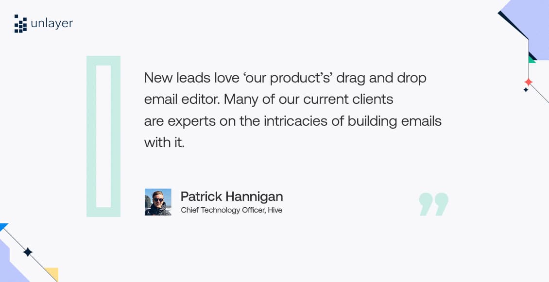 Hive’s Chief Technology Officer’s testimonial. 