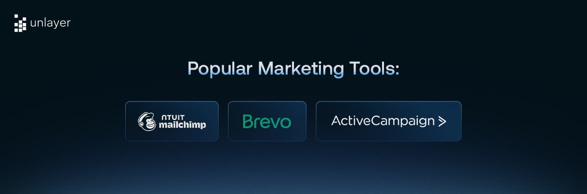 Names of popular marketing tools. Names of popular marketing tools.
