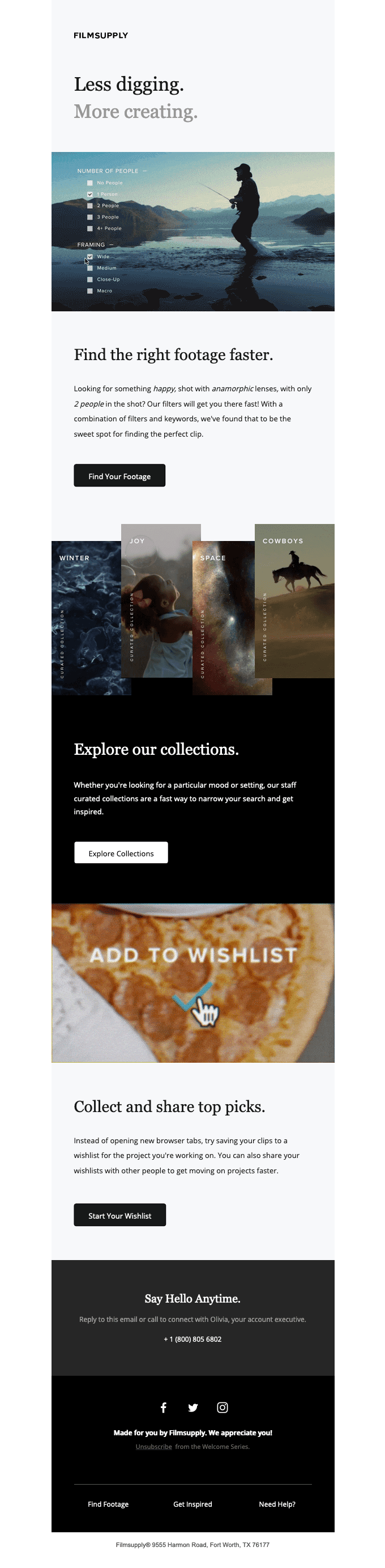 Effective email design from Film Supply Effective email design from Film Supply
