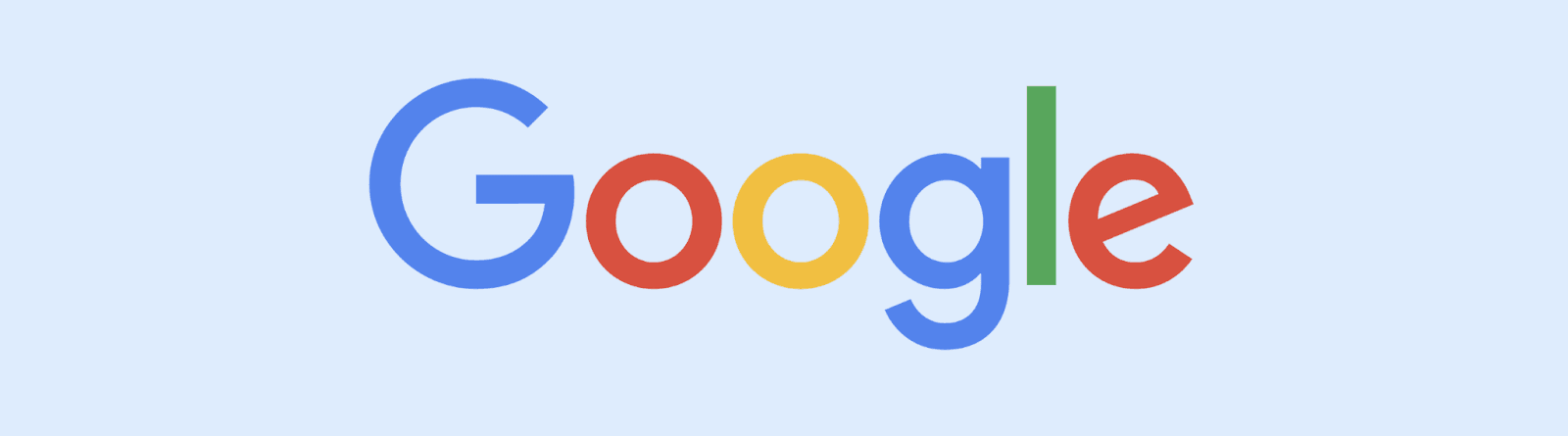 Google's Logo in Sans Serif font family Google's Logo in Sans Serif font family