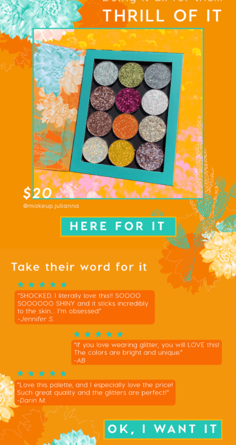 Email example of colourpop Email example of colourpop