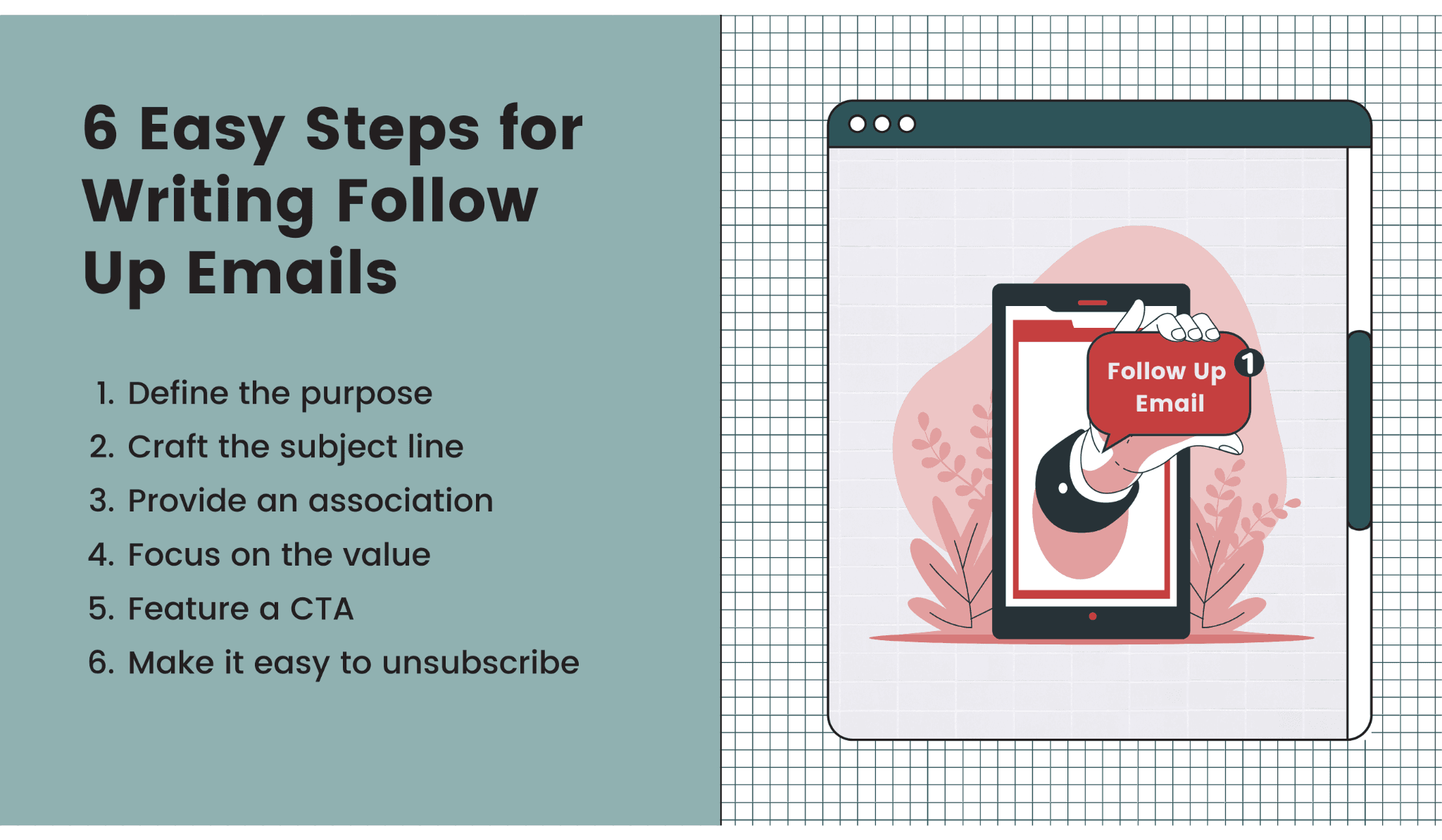 Write follow up emails in 6 steps Write follow up emails in 6 steps