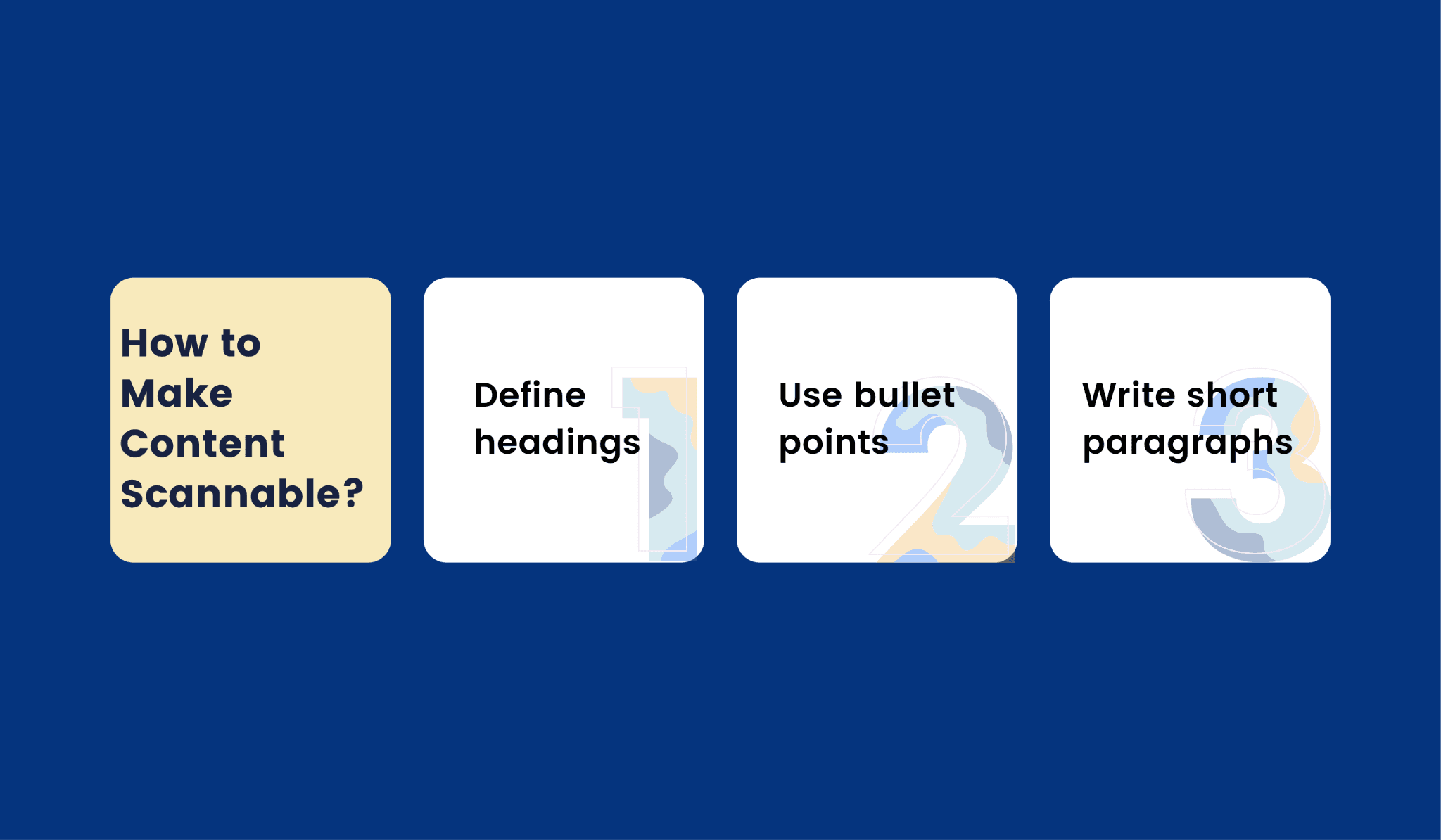 3 ways to make email content scannable 3 ways to make email content scannable