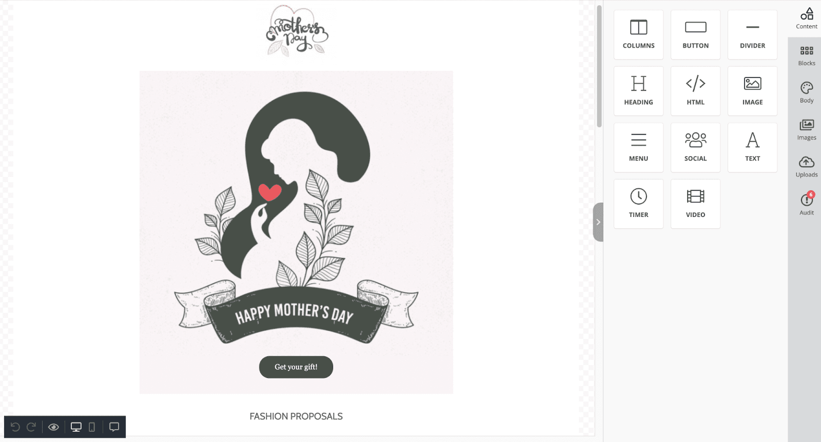 Designing Mother’s Day emails with Unlayer Designing Mother’s Day emails with Unlayer