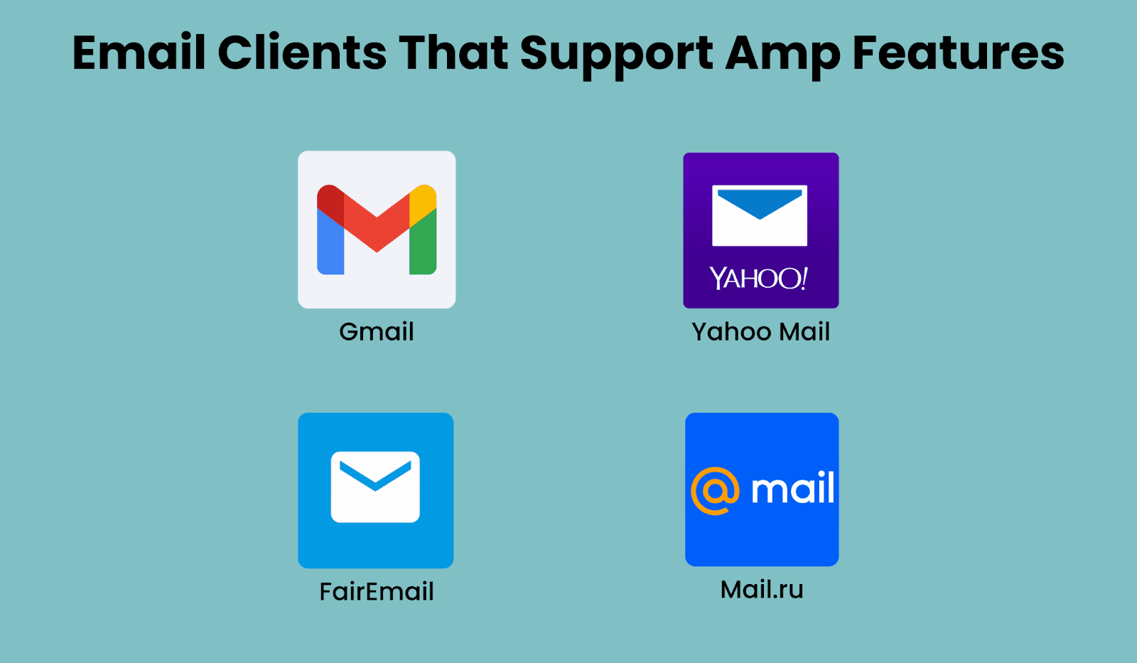 List of the email clients that support AMP emails so far List of the email clients that support AMP emails so far