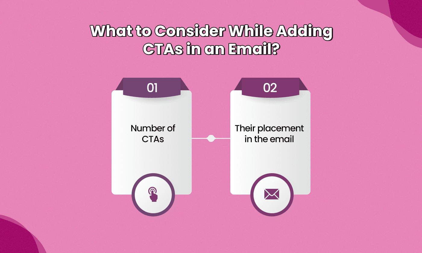 What to keep in mind while adding CTAs in emails? What to keep in mind while adding CTAs in emails?