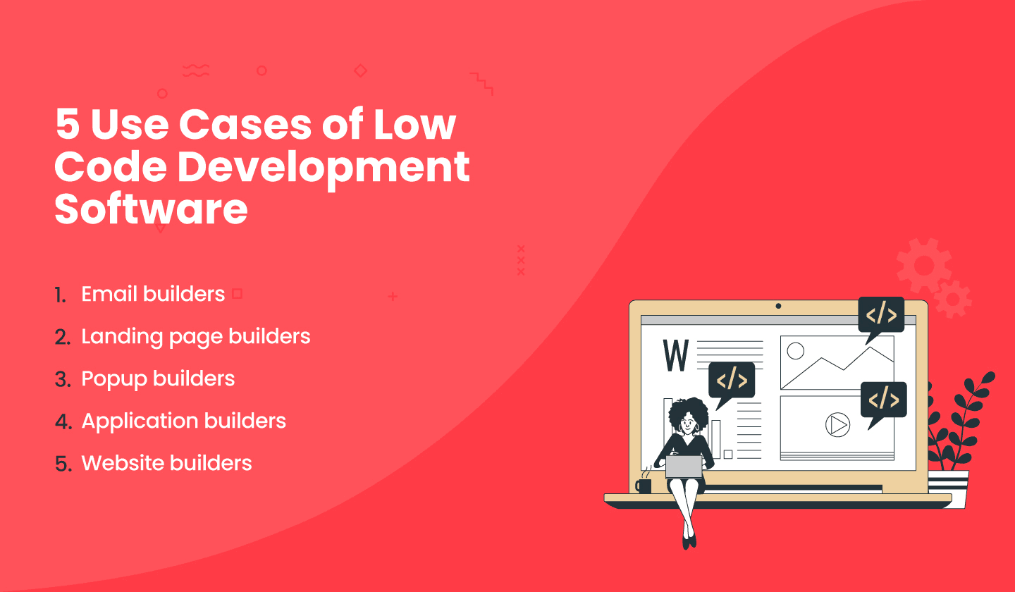 5 use cases of low code development software. 5 use cases of low code development software.