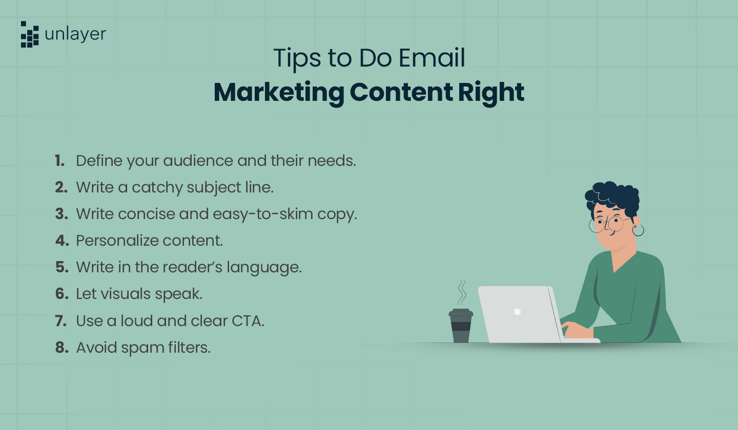 Email marketing content tips Email marketing content tips