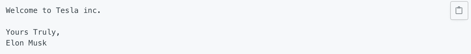 Example of Unlayer’s design tags. Example of Unlayer’s design tags.