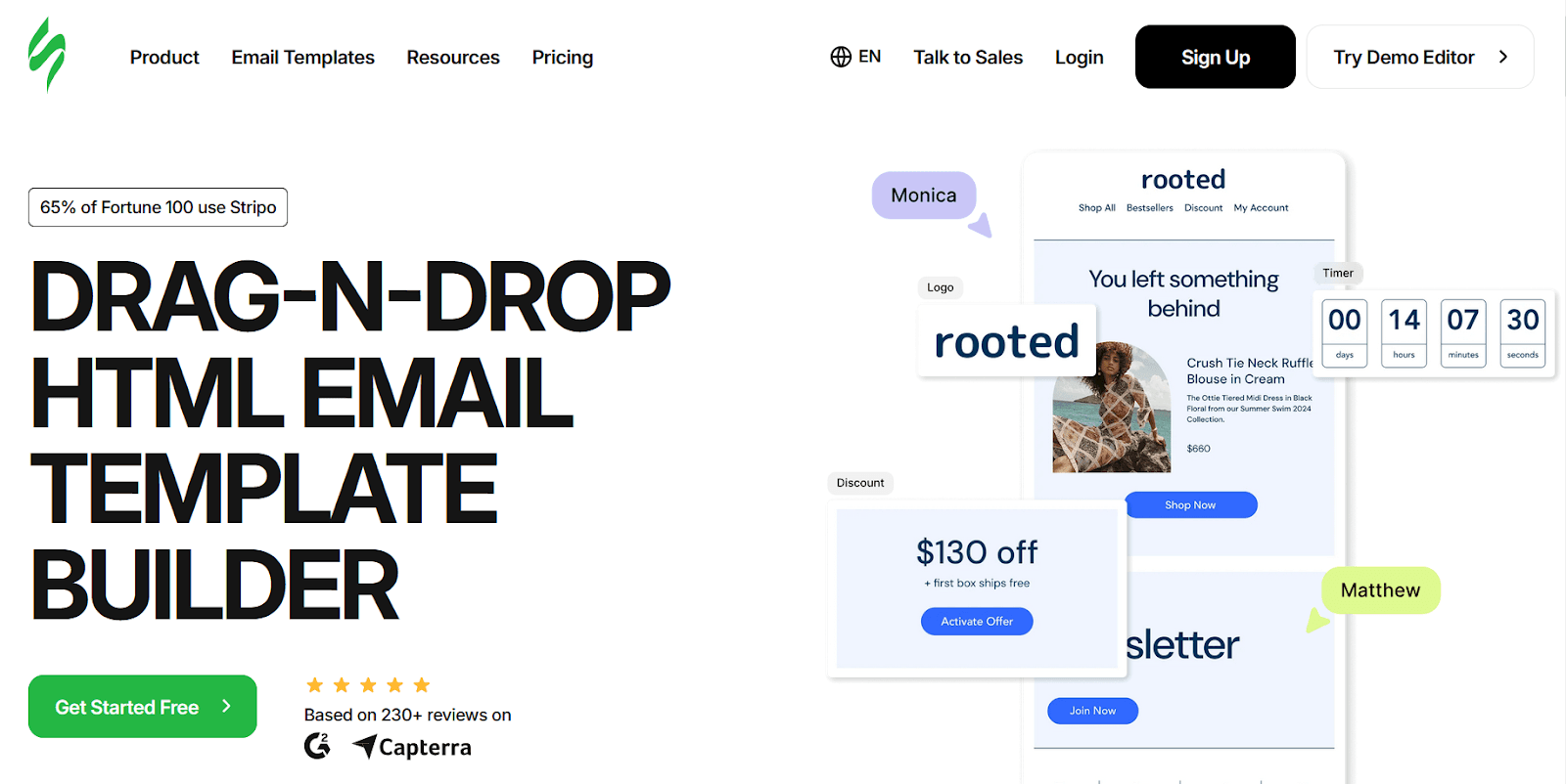 Stripo email builder with AMP blocks and plugin integration Stripo email builder with AMP blocks and plugin integration