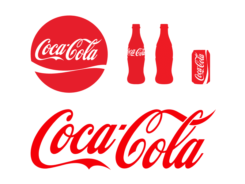 Coca-Cola’s logo example for brand consistency. Coca-Cola’s logo example for brand consistency.