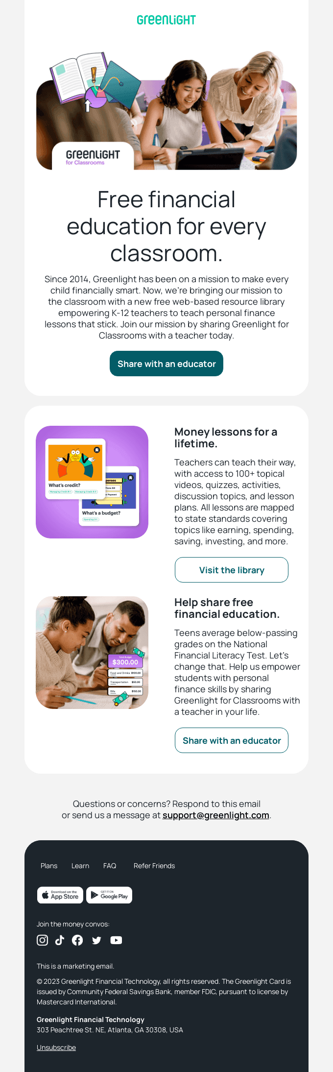 Course content creation in Unlayer editor