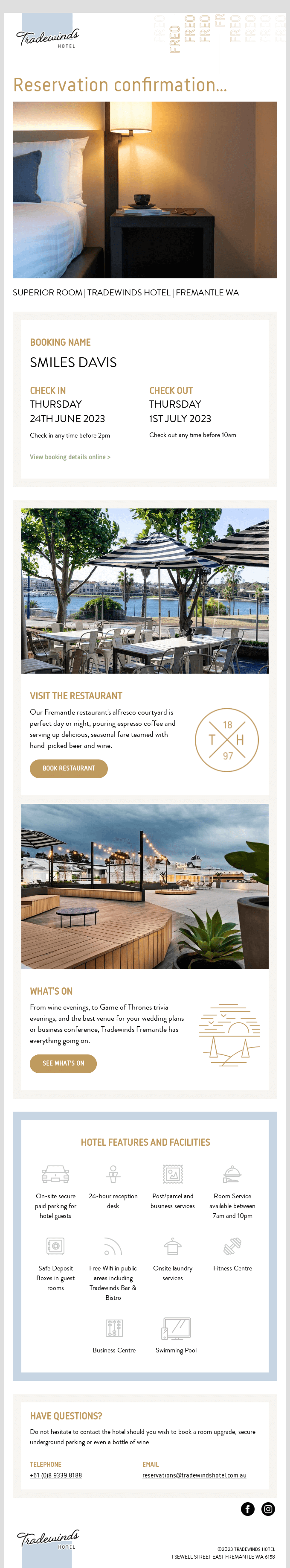Hotel reservation system