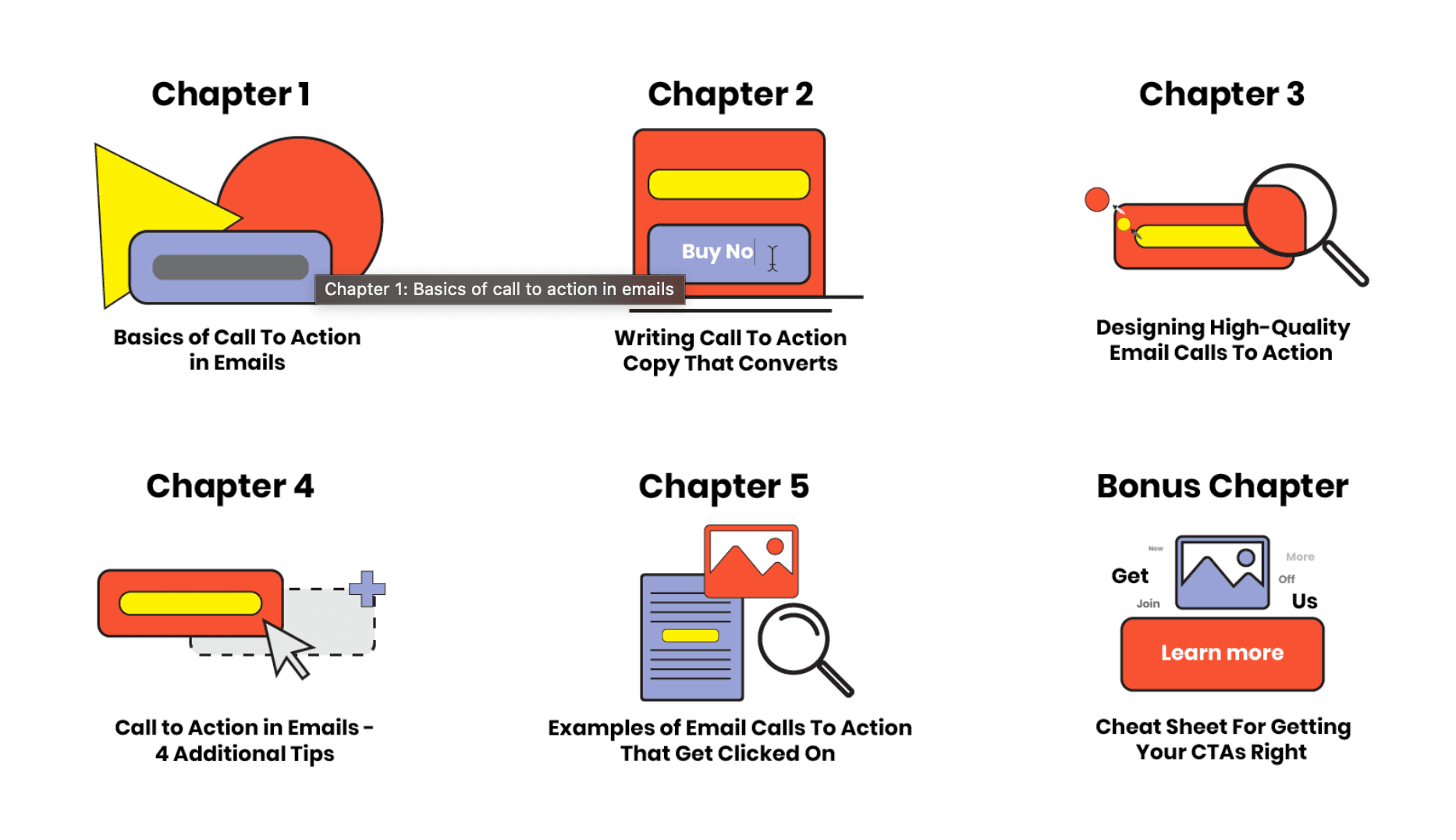 Call To Action in Emails (Chapters) Call To Action in Emails (Chapters)