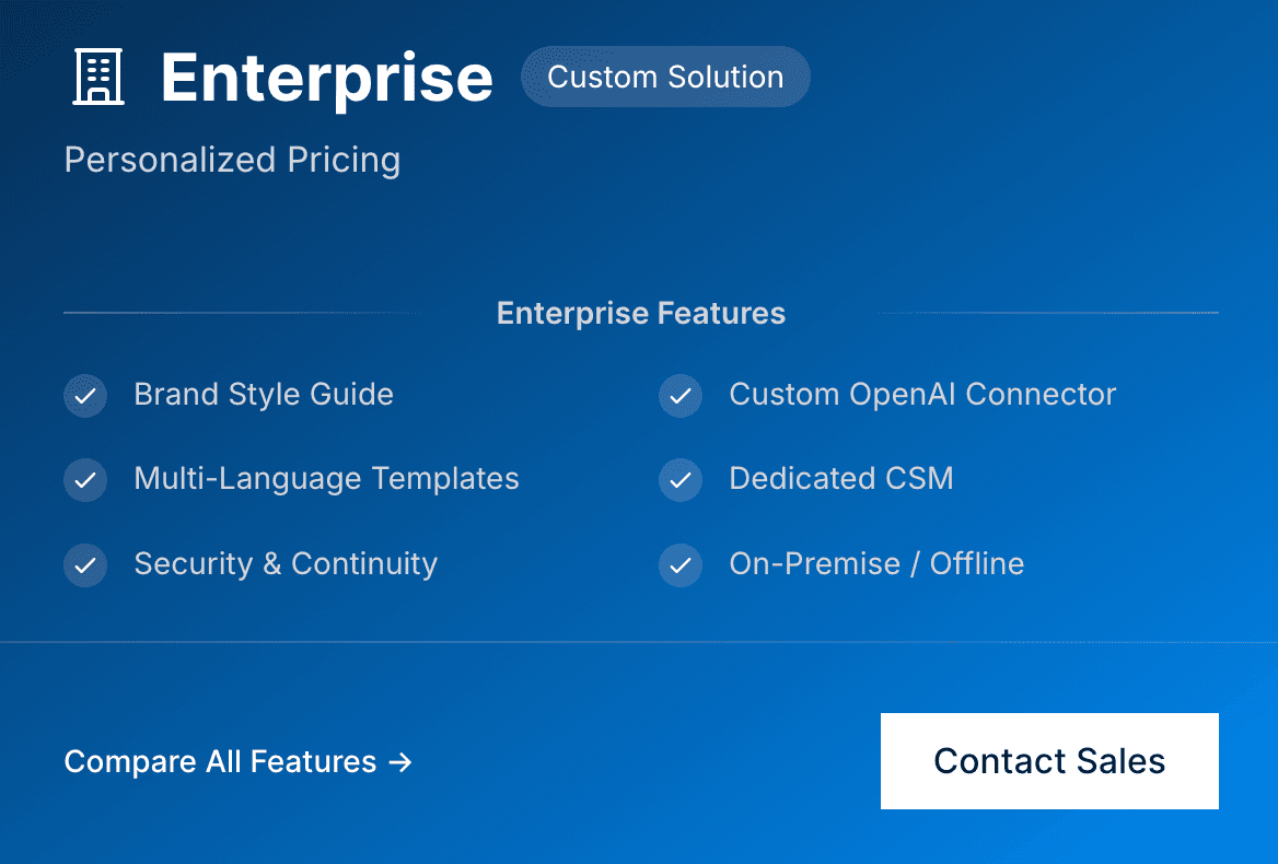 Unlayer's enterprise-garde features Unlayer's enterprise-garde features
