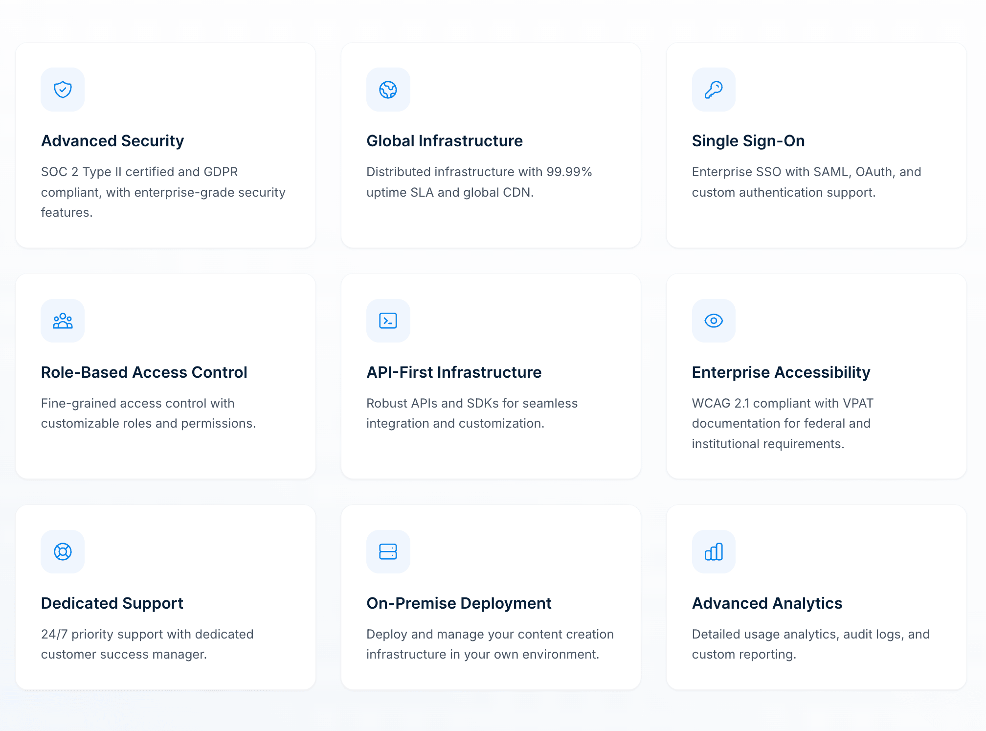 Quick rundown of Unlayer Enterprise security features. Quick rundown of Unlayer Enterprise security features.