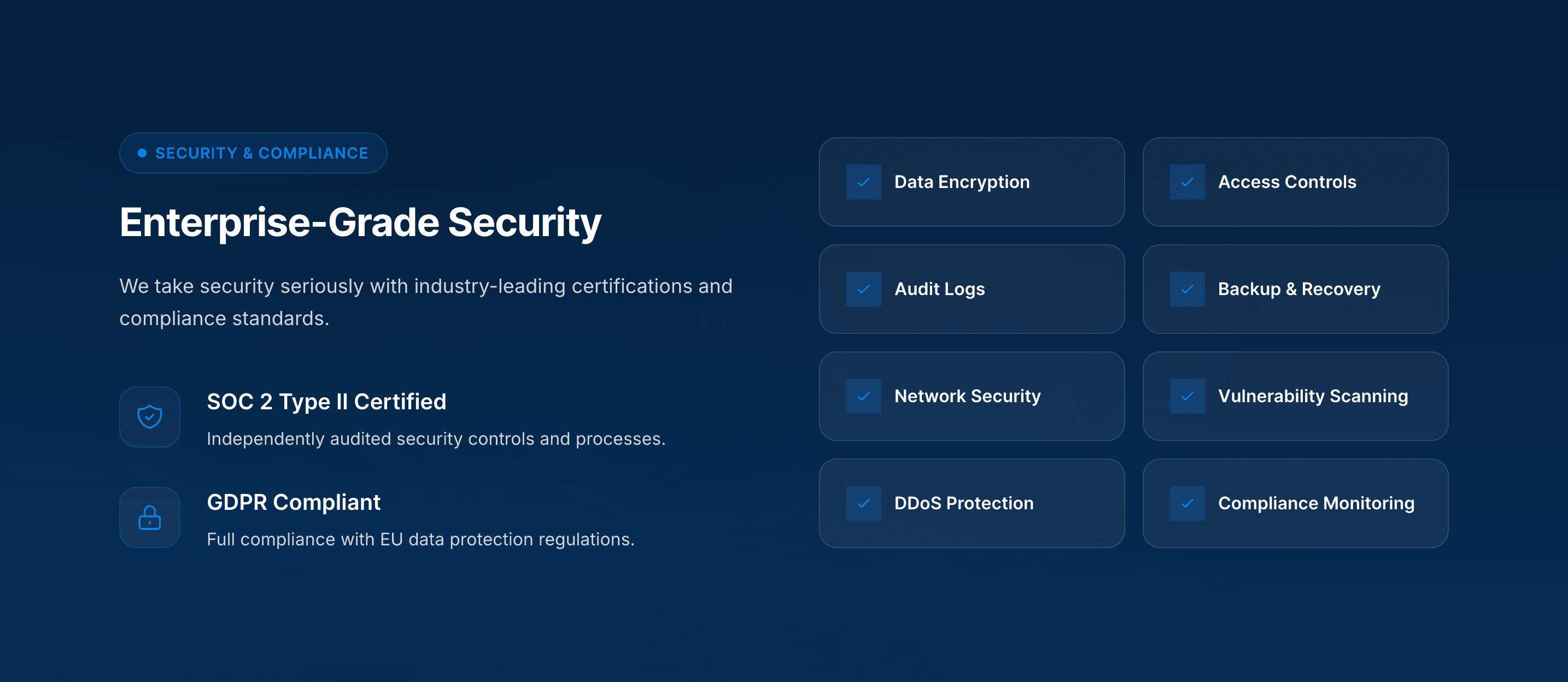 Unlayer offers Enterprise-grade security features. Unlayer offers Enterprise-grade security features.