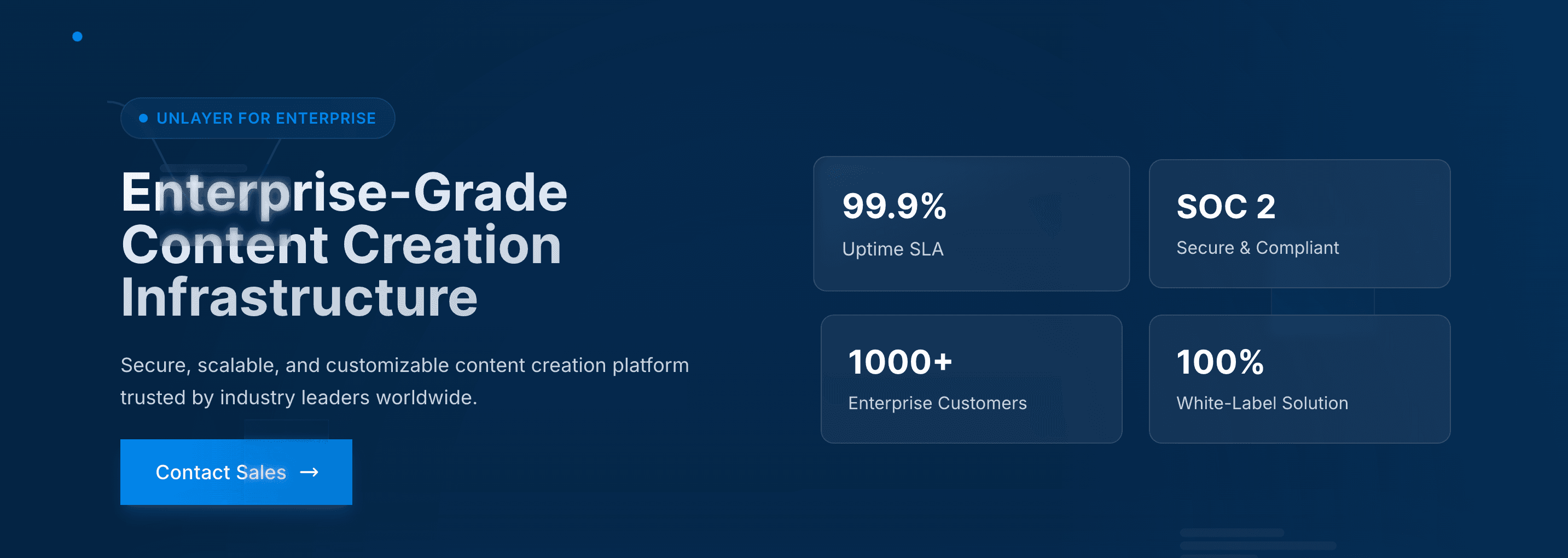 Unlayer’s enterprise-grade infrastructure.
