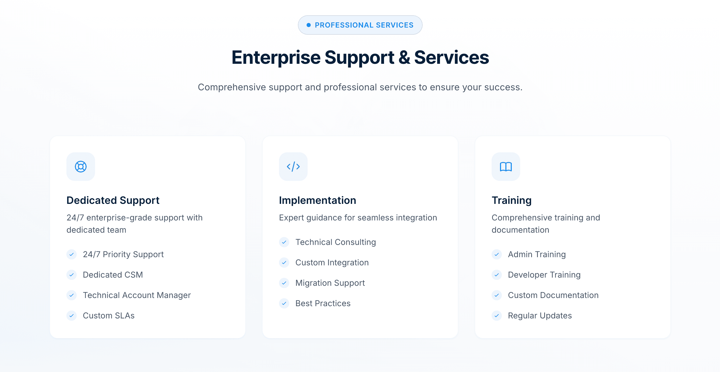 Unlayer Enterprise support benefits. Unlayer Enterprise support benefits.