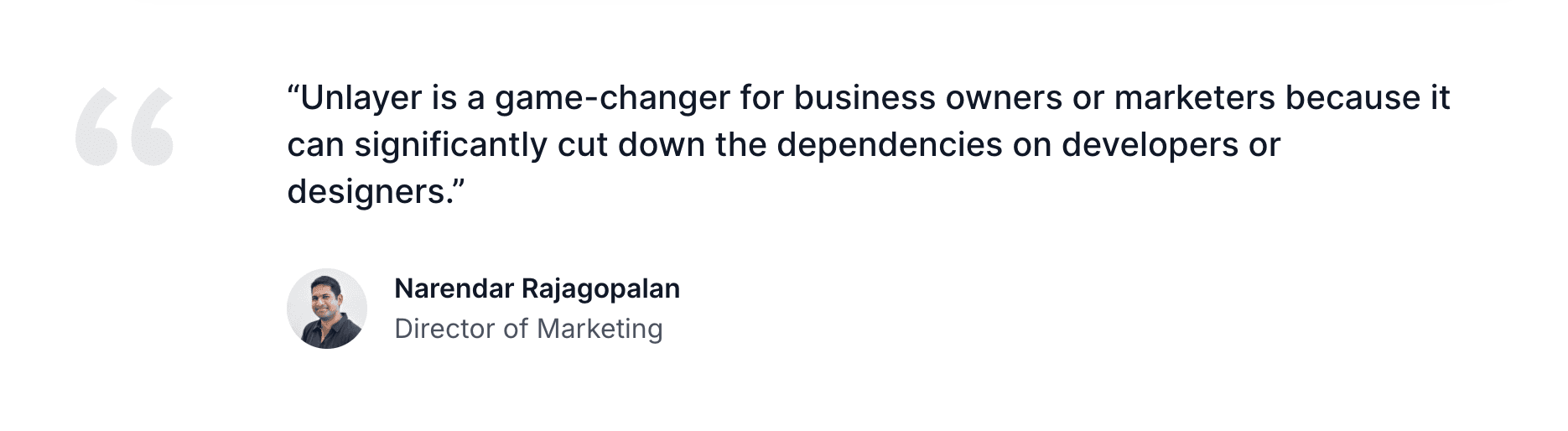 TargetBay Director of Marketing’s testimonial. TargetBay Director of Marketing’s testimonial.