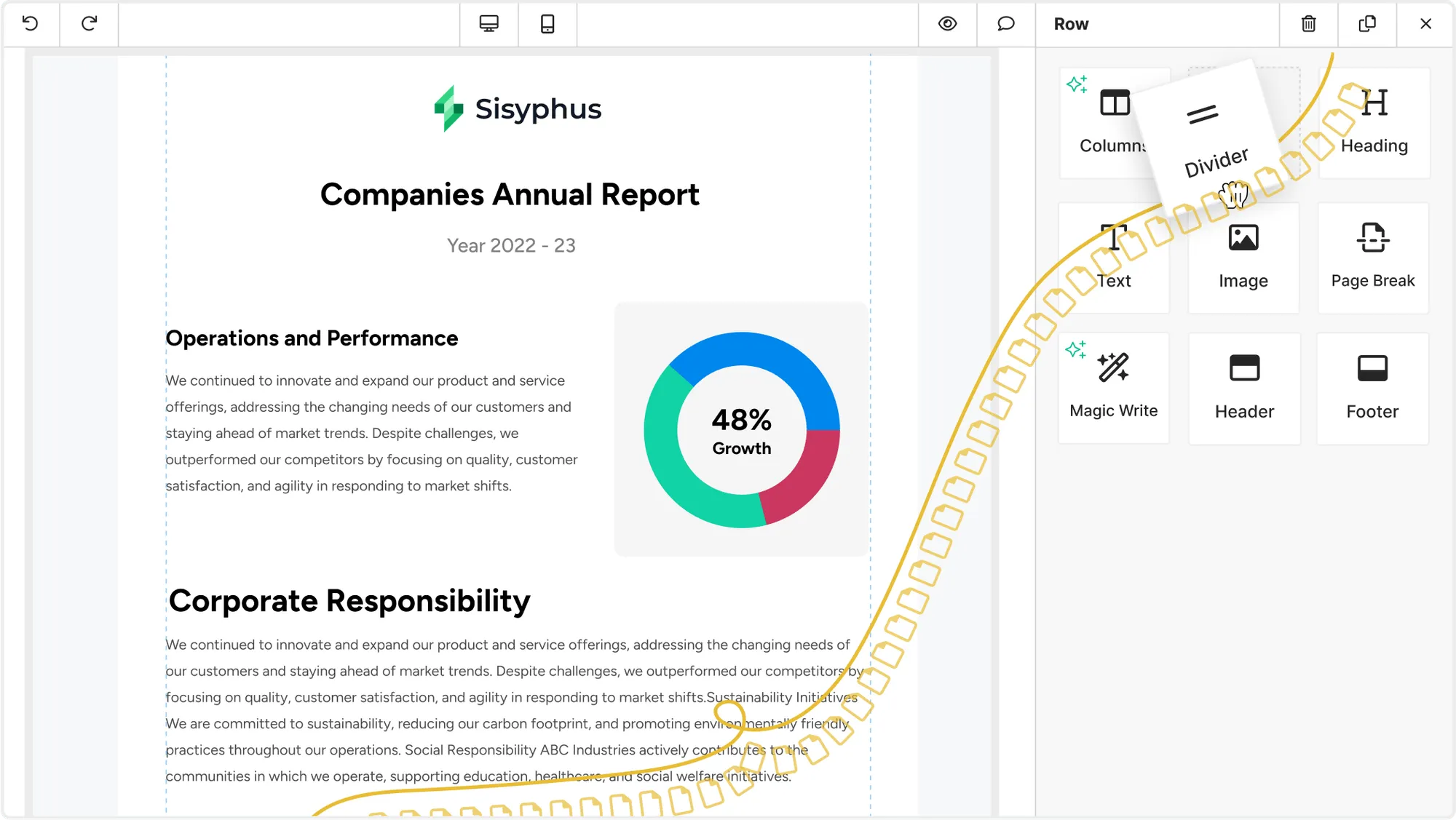 Document Builder Interface
